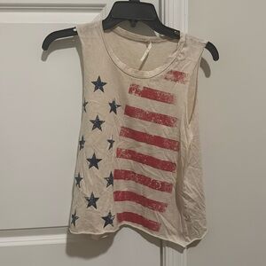 American Flag Tank Top